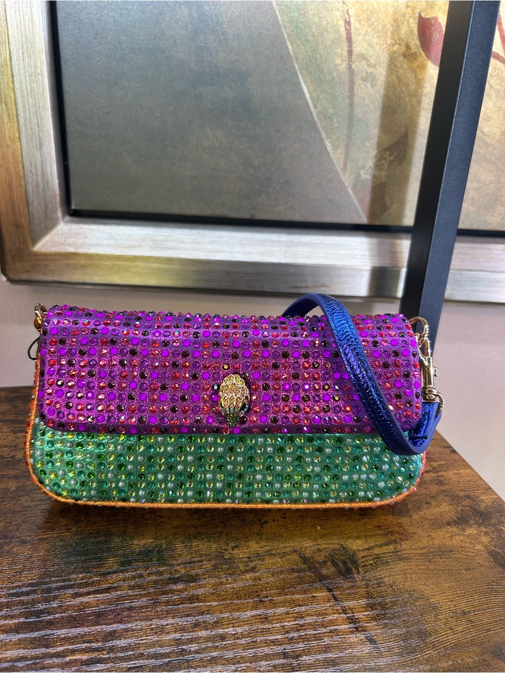 Kurt Geiger Multi-Color Crystal Bag-NWT